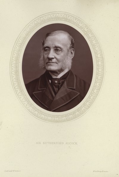 Retrato de Sir Rutherford Alcock de Lock and Whitfield